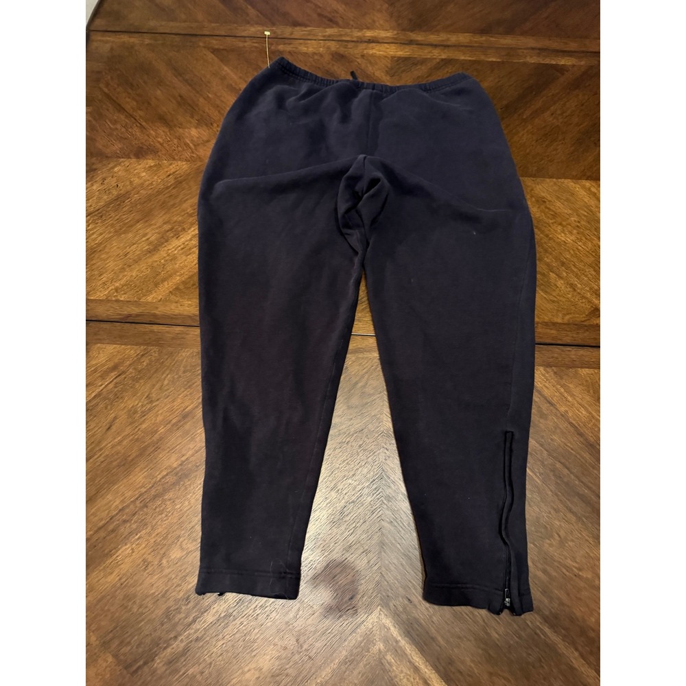 Nike Black Sweatpants Athletic Joggers Zip Ankle Men's Medium |Q1 - Picture 2 of 6
